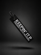 Auto Adrenaline Jet Tag Keychain | Embroidered JDM Keyring