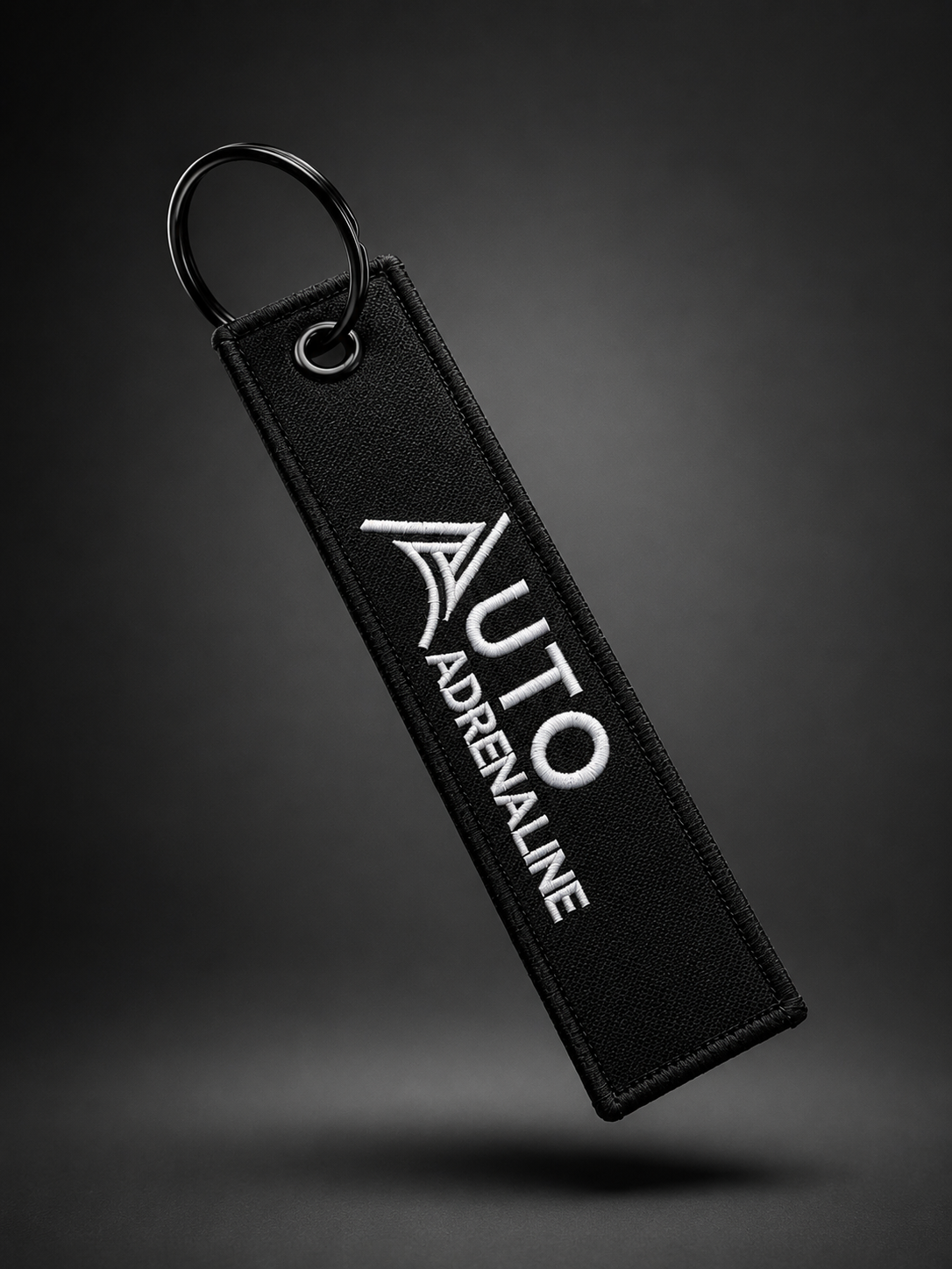 Auto Adrenaline Jet Tag Keychain | Embroidered JDM Keyring