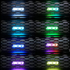 RGB Chrysler 300 Emblem LED Badge — Bluetooth Color-Chasing Light for Chrysler 300