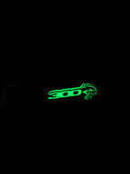 RGB Chrysler 300 Hellcat Emblem LED Badge — Bluetooth Color-Chasing Light for Chrysler 300
