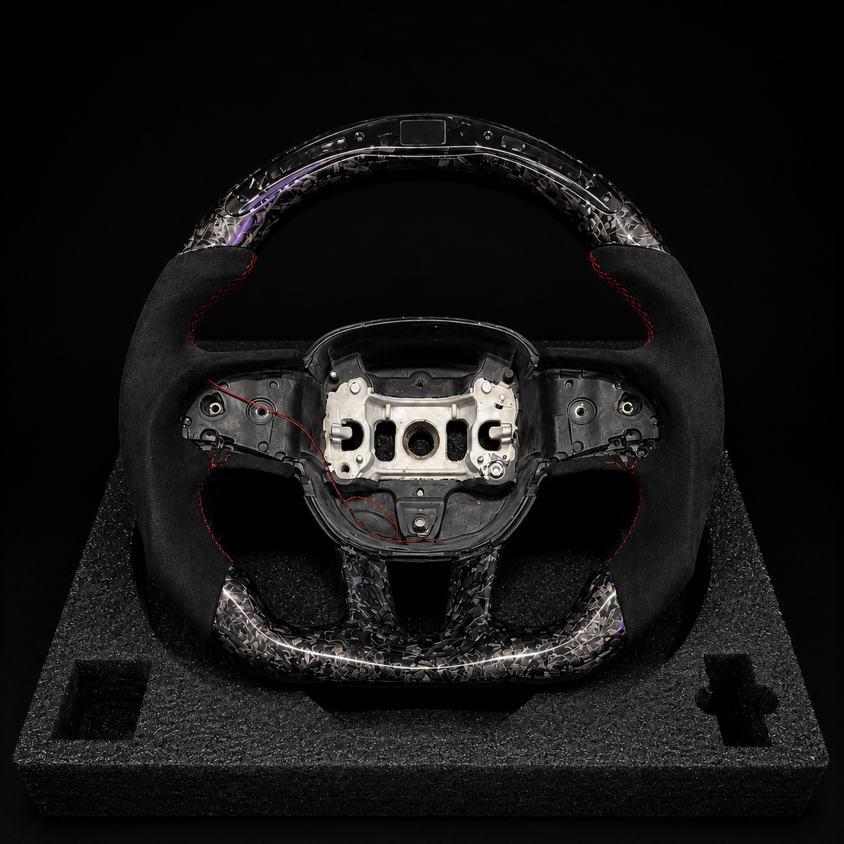 Custom Carbon Fiber Steering Wheel for Mopar