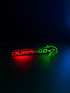 RGB DURANGO EMBLEM LED Badge — Bluetooth Color-Chasing Light
