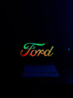 RGB Ford F-150 Emblem LED Badge — Bluetooth Color-Chasing Light