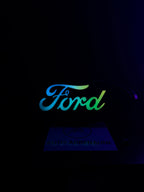 RGB Ford F-150 Emblem LED Badge — Bluetooth Color-Chasing Light