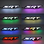 RGB SRT Grille Badge LED Emblem — Bluetooth Color-Chasing Light for Dodge SRT Vehicles