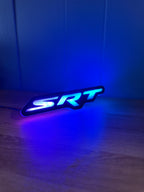 RGB SRT Grille Badge LED Emblem — Bluetooth Color-Chasing Light for Dodge SRT Vehicles