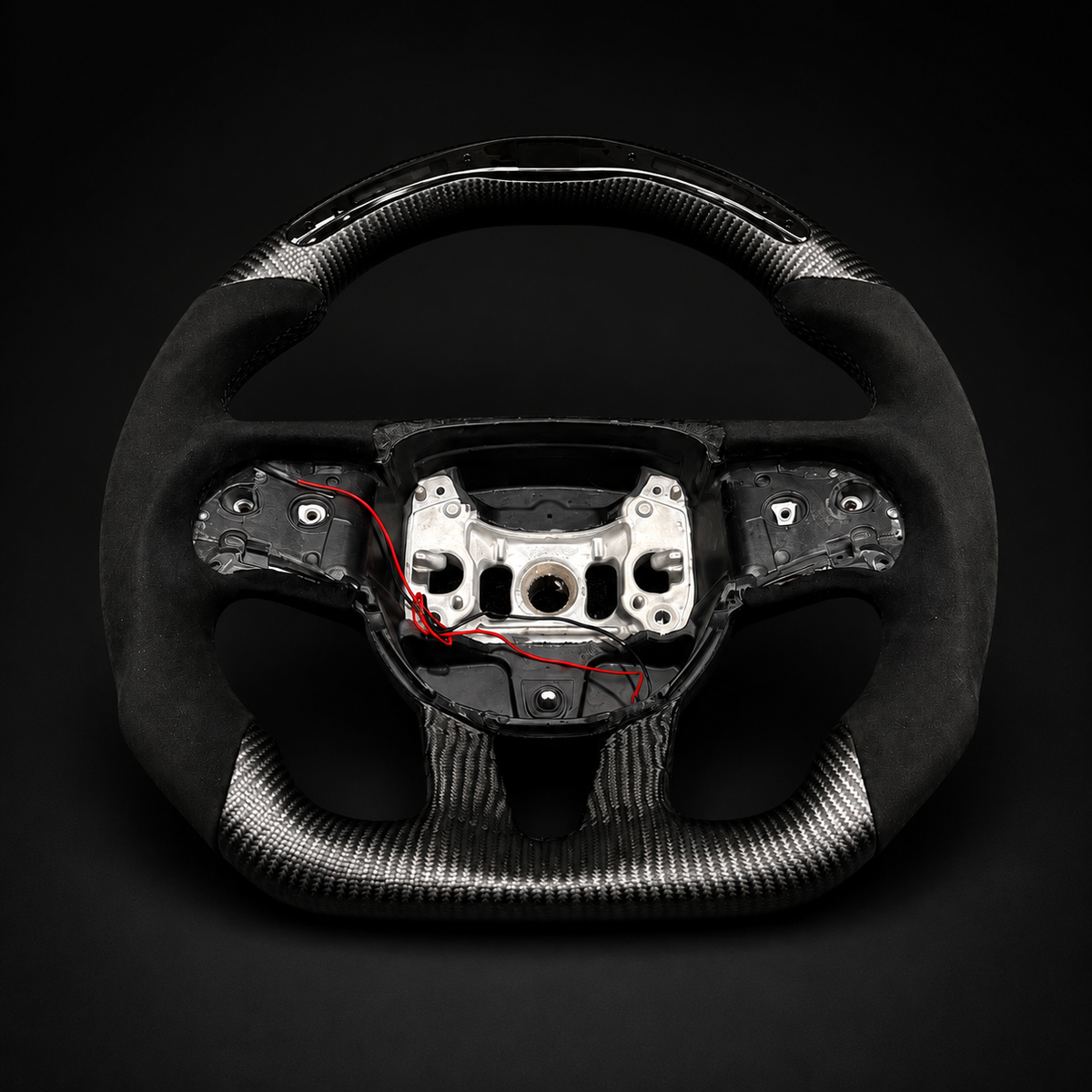 Custom Carbon Fiber Steering Wheel for Mopar