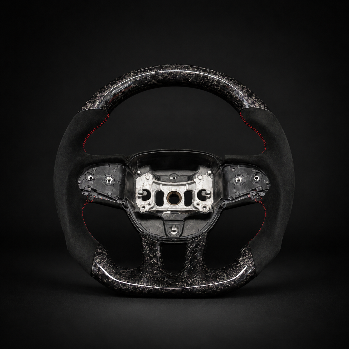 Custom Forged Carbon Fiber Steering Wheel For Mopar