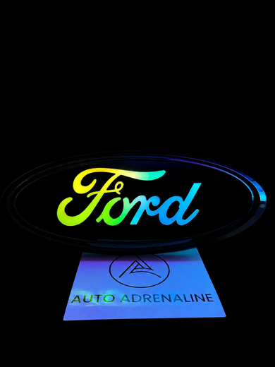 RGB Ford F-150 Emblem LED Badge — Bluetooth Color-Chasing Light
