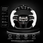 Custom Carbon Fiber Steering Wheel for Mopar - White