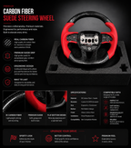 Custom Carbon Fiber Steering Wheel for Mopar – Red