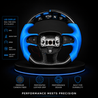 Custom Carbon Fiber Steering Wheel for Mopar - Miami blue