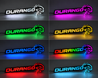 RGB DURANGO EMBLEM LED Badge — Bluetooth Color-Chasing Light