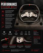 Custom Carbon Fiber Steering Wheel For Mopar