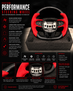 Custom Carbon Fiber & Red Alcantara Steering Wheel For Mopar