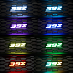 RGB 392 Emblem LED Badge — Bluetooth Color-Chasing Light for Dodge 392
