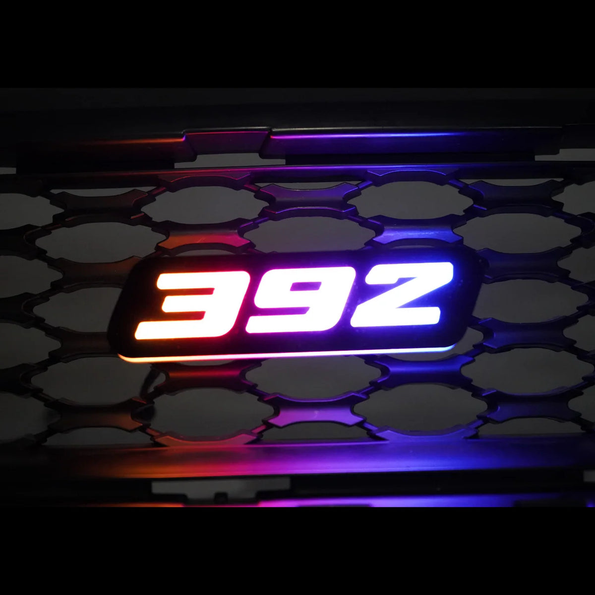 RGB 392 Emblem LED Badge — Bluetooth Color-Chasing Light for Dodge 392
