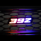 RGB 392 Emblem LED Badge — Bluetooth Color-Chasing Light for Dodge 392