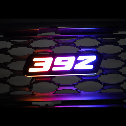 RGB 392 Emblem LED Badge — Bluetooth Color-Chasing Light for Dodge 392