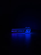 RGB Scat Pack Emblem LED Badge with Bee — Bluetooth Color-Chasing Light for Dodge Challenger & Charger Scat Pack