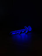 RGB SRT Super Bee Emblem LED Badge — Bluetooth Color-Chasing Light for Dodge Challenger & Charger