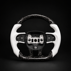 Custom Black Forged Carbon Fiber Steering Wheel For Mopar