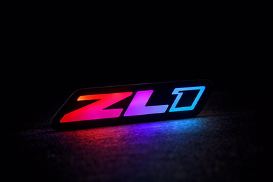 RGB ZL1 Emblem LED Badge — Bluetooth Color-Chasing Light for Chevy Camaro ZL1